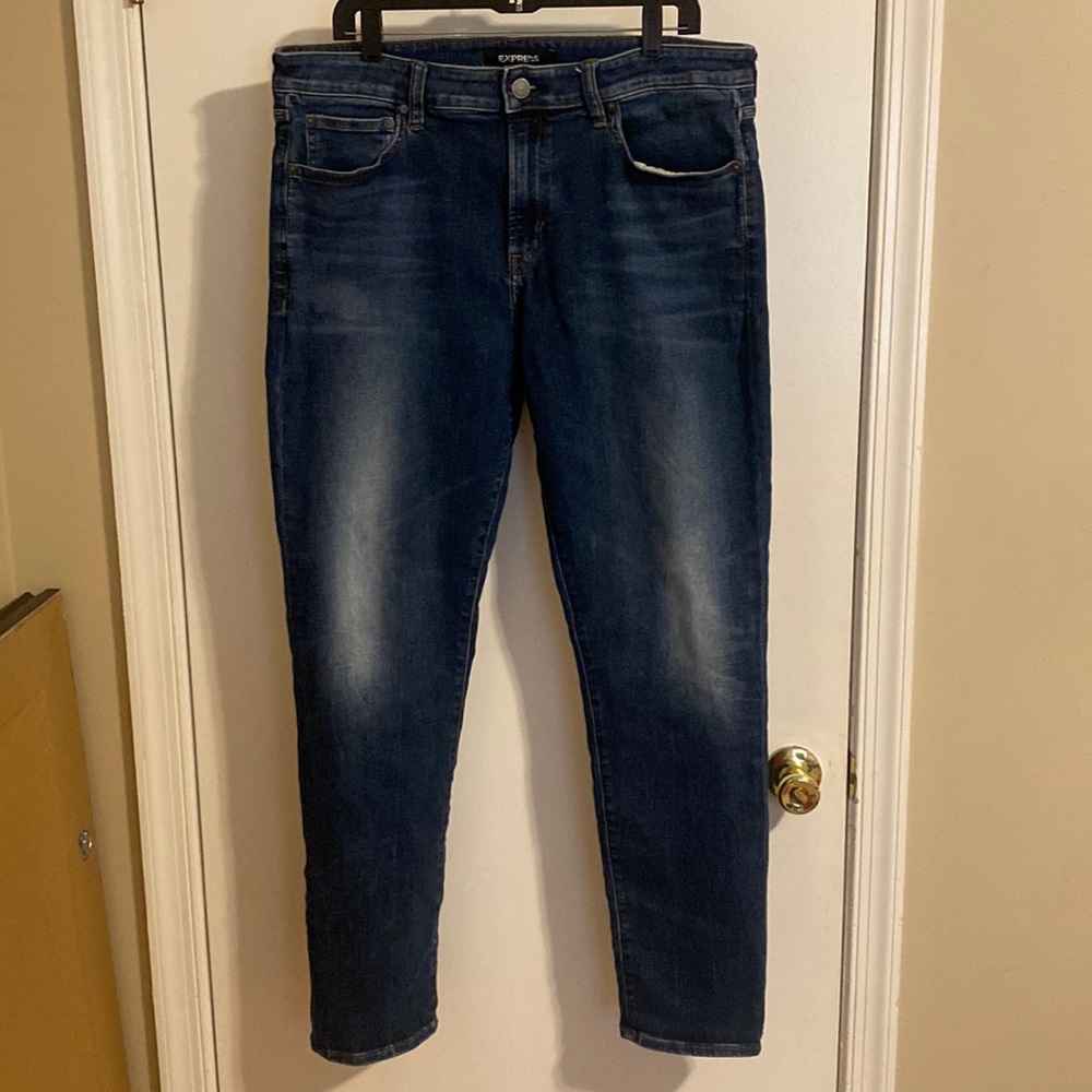 Express Men’s Hyper Stretch Slim Denim Jeans Size 36x34